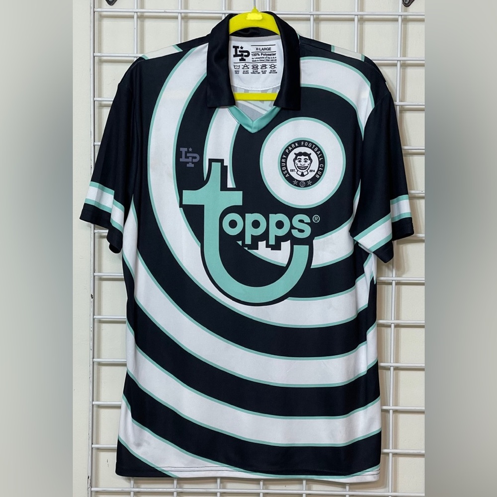 Topps Asbury Park FC Striped Jersey Size XL New with out Tags